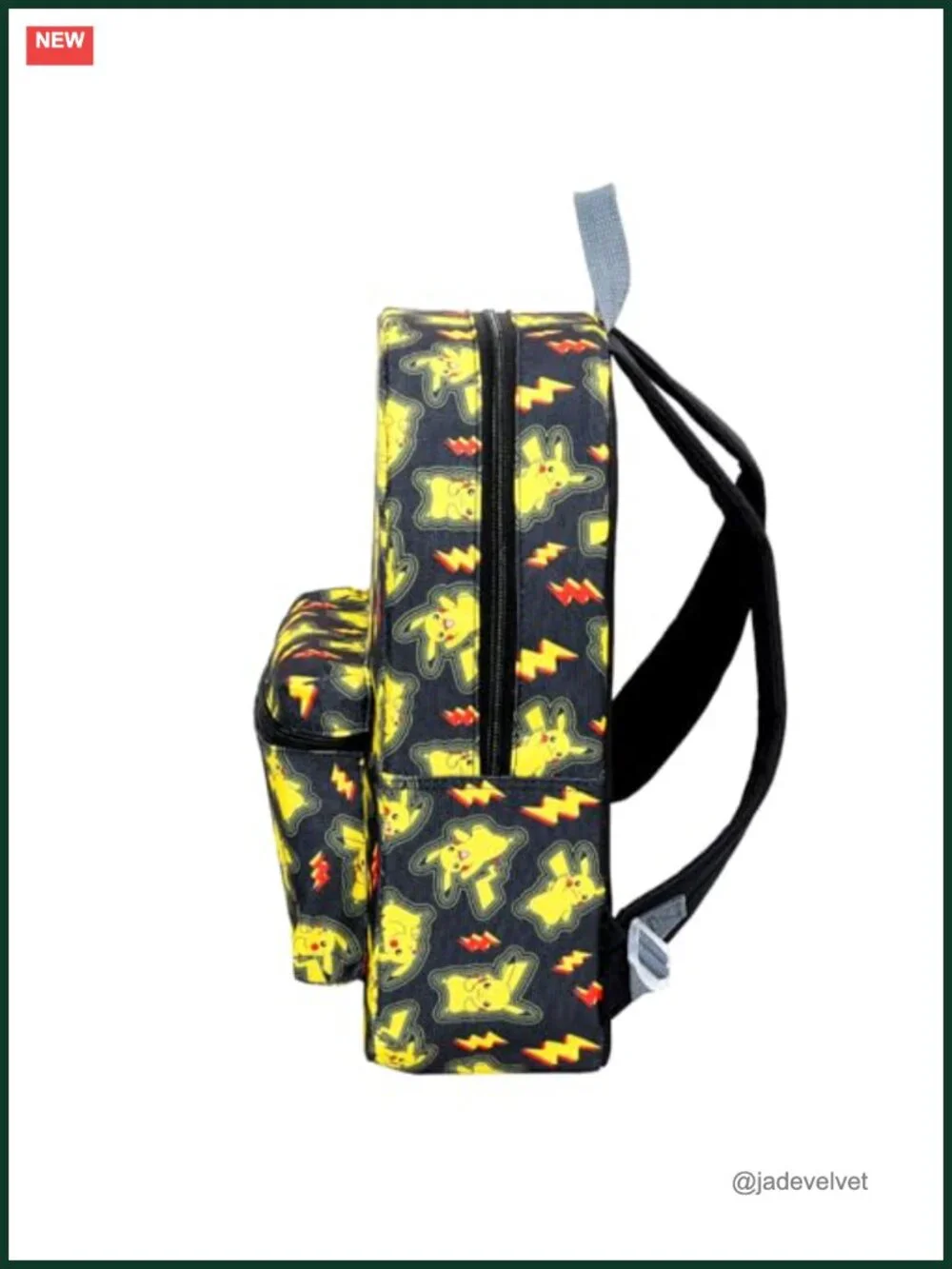 Pikachu Backpack Children's School Bookbag with Water Bottle Stickers